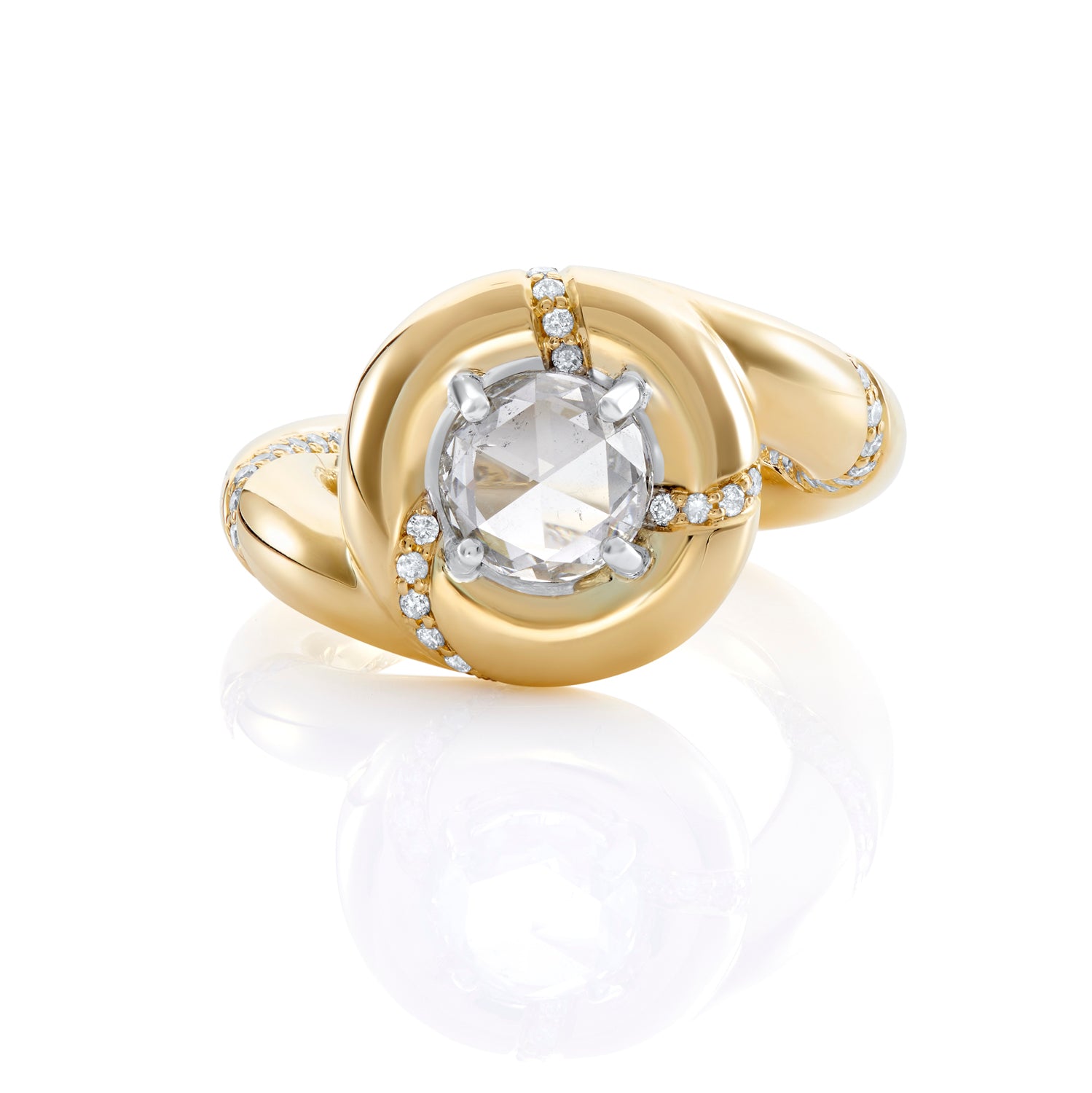 Helen Rose Cut Diamond Ring